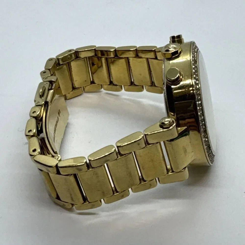 Michael Kors Parker MK5354 Women's Gold Stainless Steel Analog Dial Watch JNA614